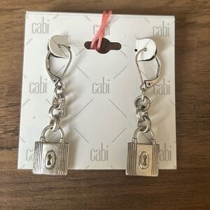 Cabi “lock-it” ear rings.  Brand new.